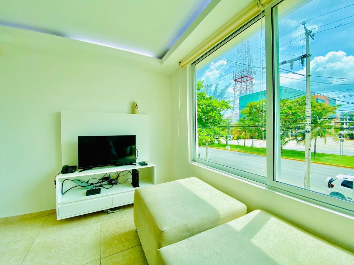 Apartamento Calido Y Moderno En La Entrada De La Zona Hotelera Cancun Luaran gambar
